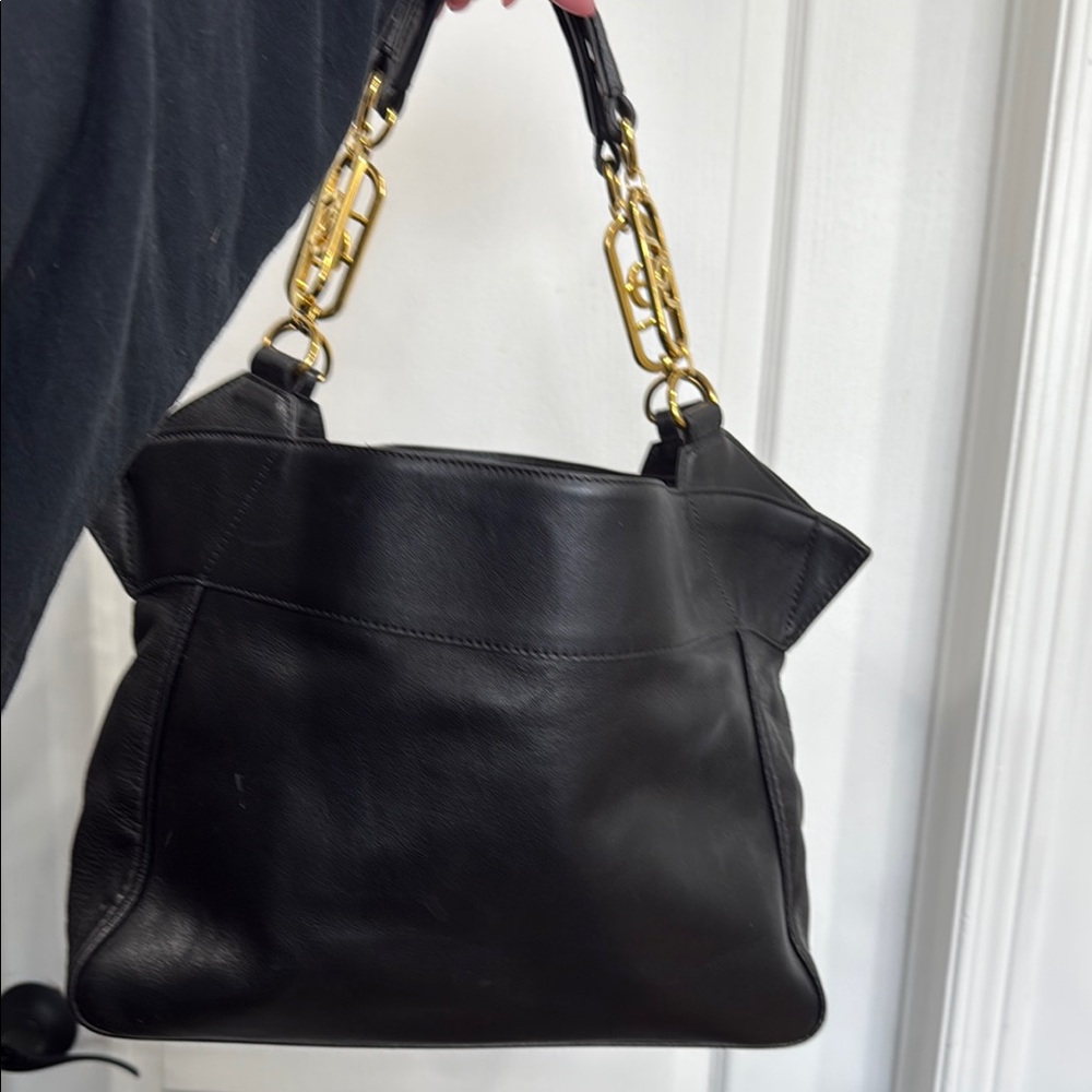 Black Leather Handbag